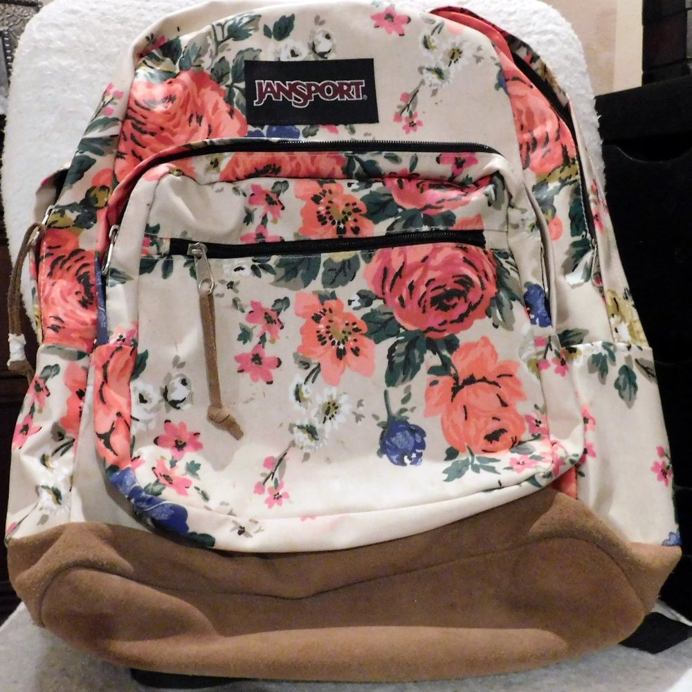Floral Jansport Backpack